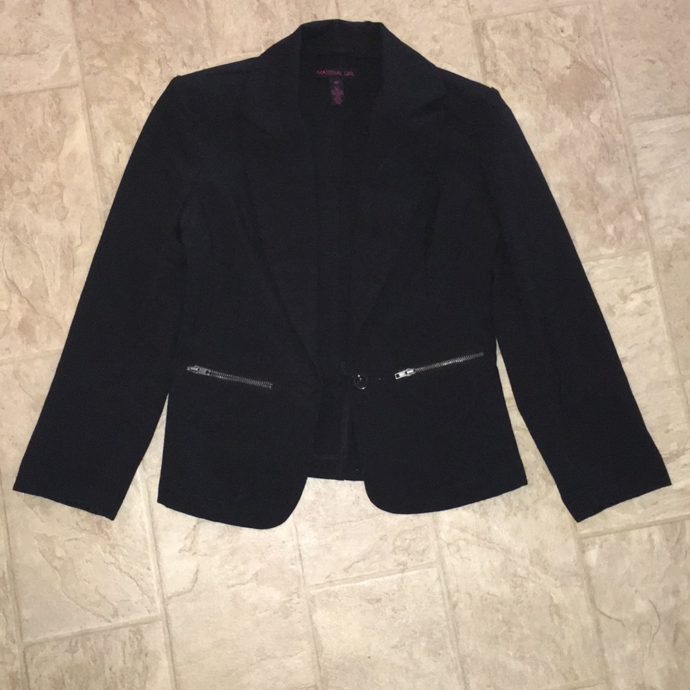 Material girl black blazer